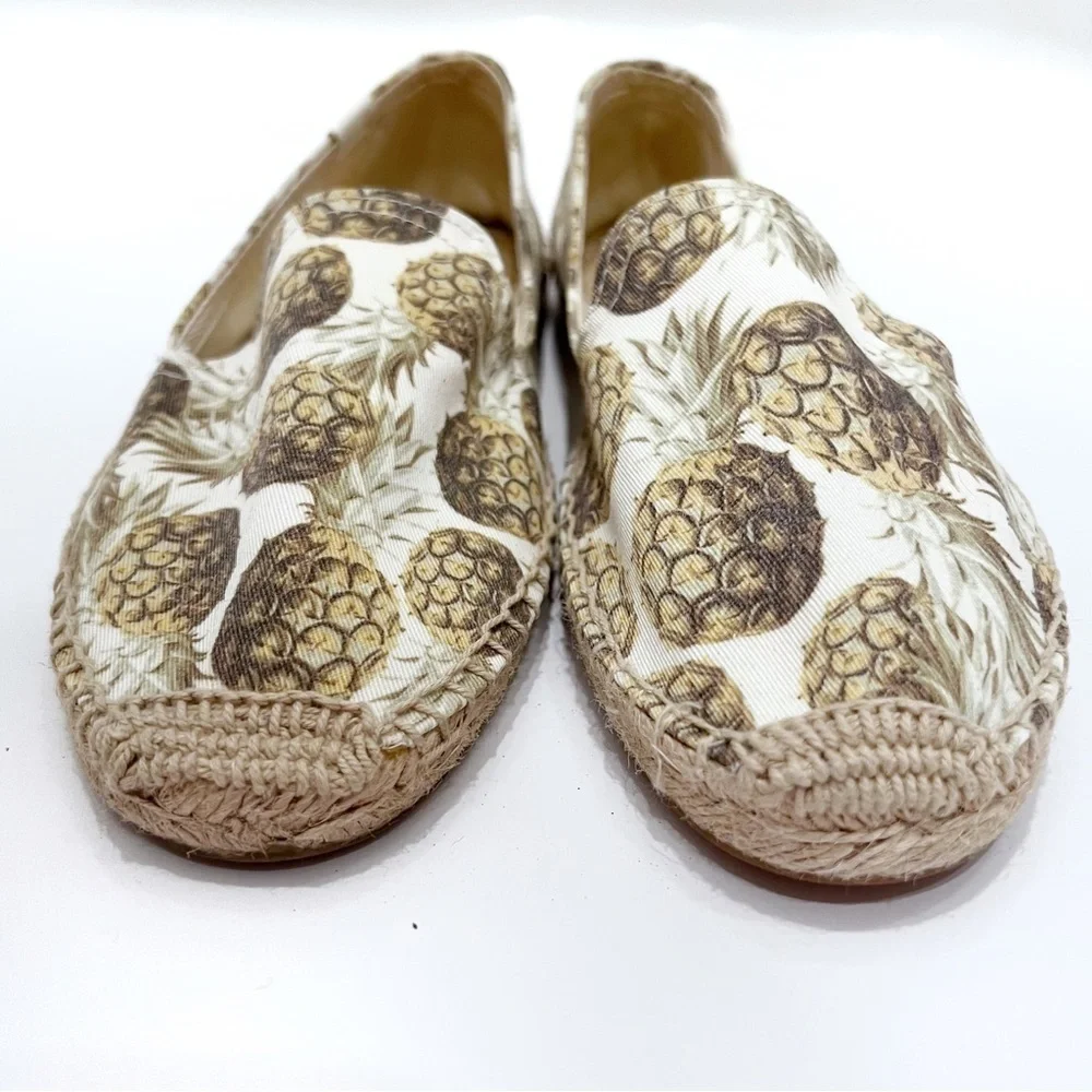 Soludos Pineapple Print Espadrilles Size 8